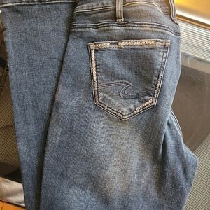 Silver Jeans Women's Dark Blue Bootcut Jeans